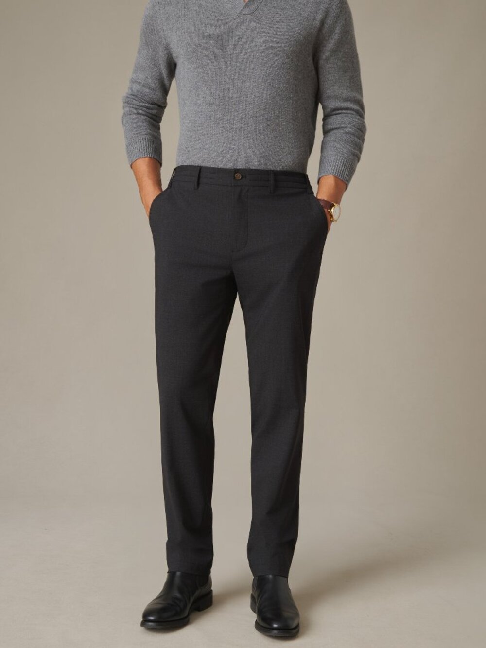 J McLaughlin Bleeker Wool Pants - Charcoal NEW